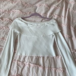 Fashion Nova Long Sleeve Cropped Sweater